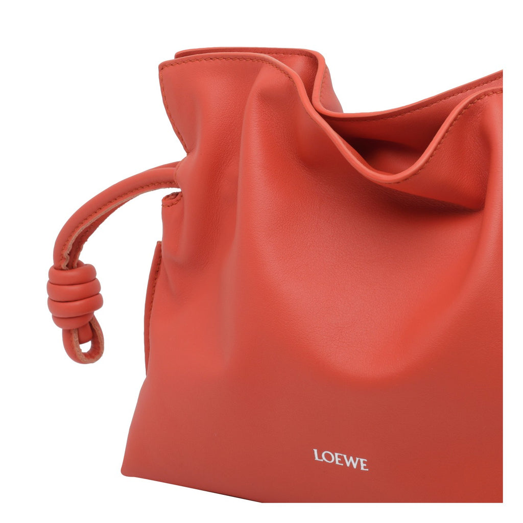 Loewe Women's Mini Flamenco Clutch Bag in Orange