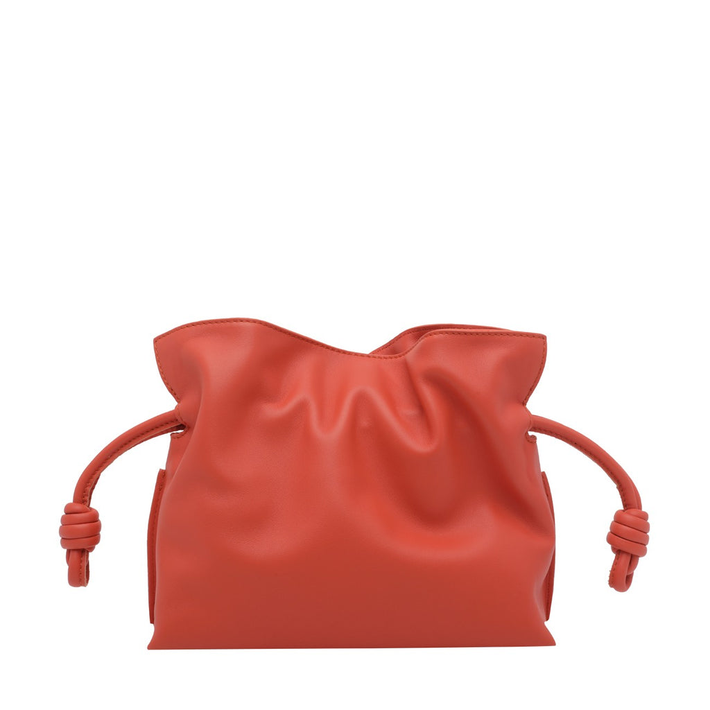 Loewe Women's Mini Flamenco Clutch Bag in Orange
