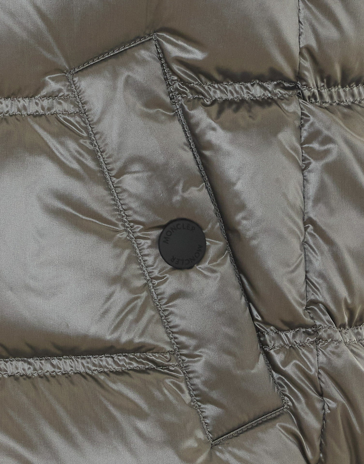 Moncler Women's Fluidite Vest in Grey Polyamide - view 3