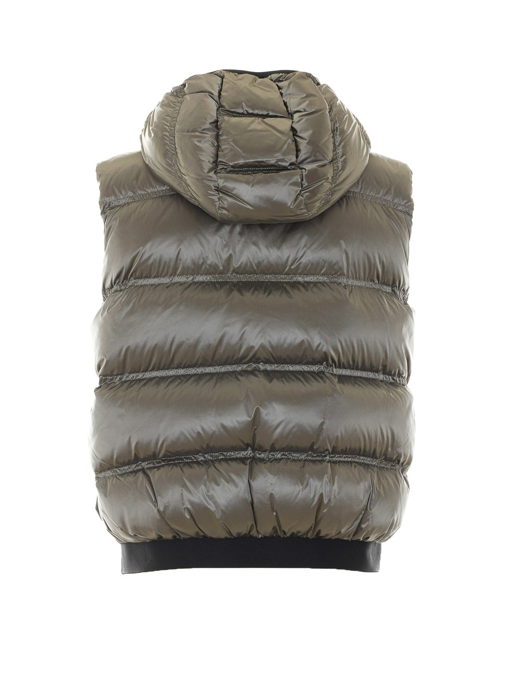 Moncler Women's Fluidite Vest in Grey Polyamide - view 2