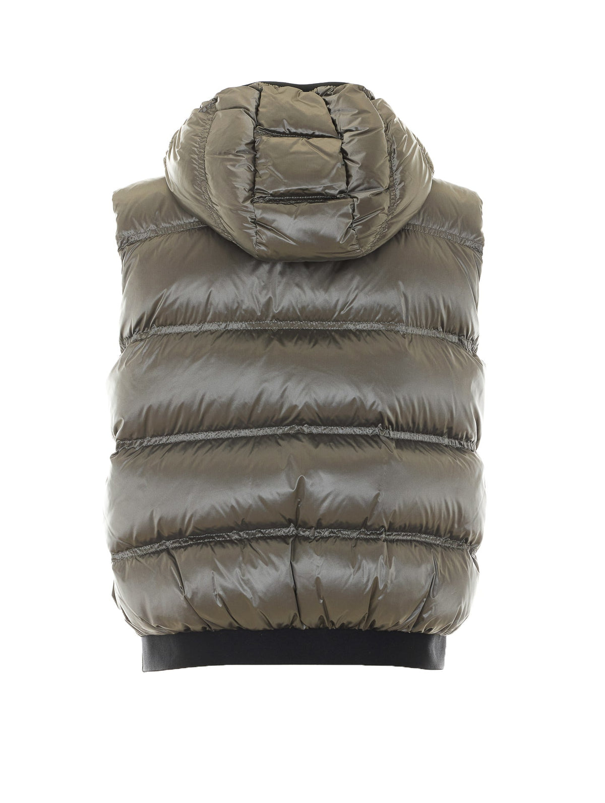 Moncler Women's Fluidite Vest in Grey Polyamide - view 2