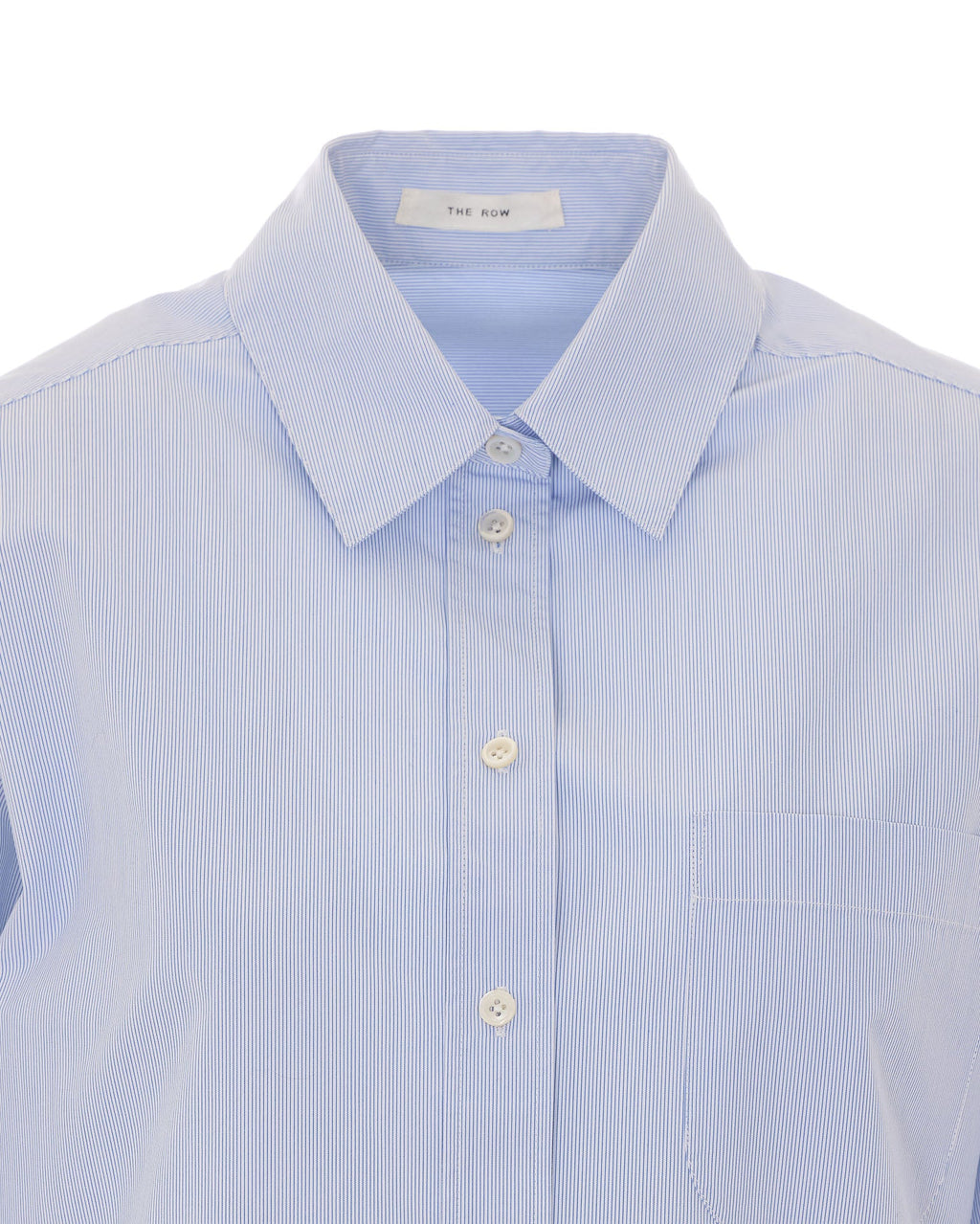 The Row Women's Gavina Shirt in Blue Cotton - view 4