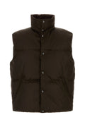 Prada Men's Re-Nylon Down Jacket in Dark Brown - view 1