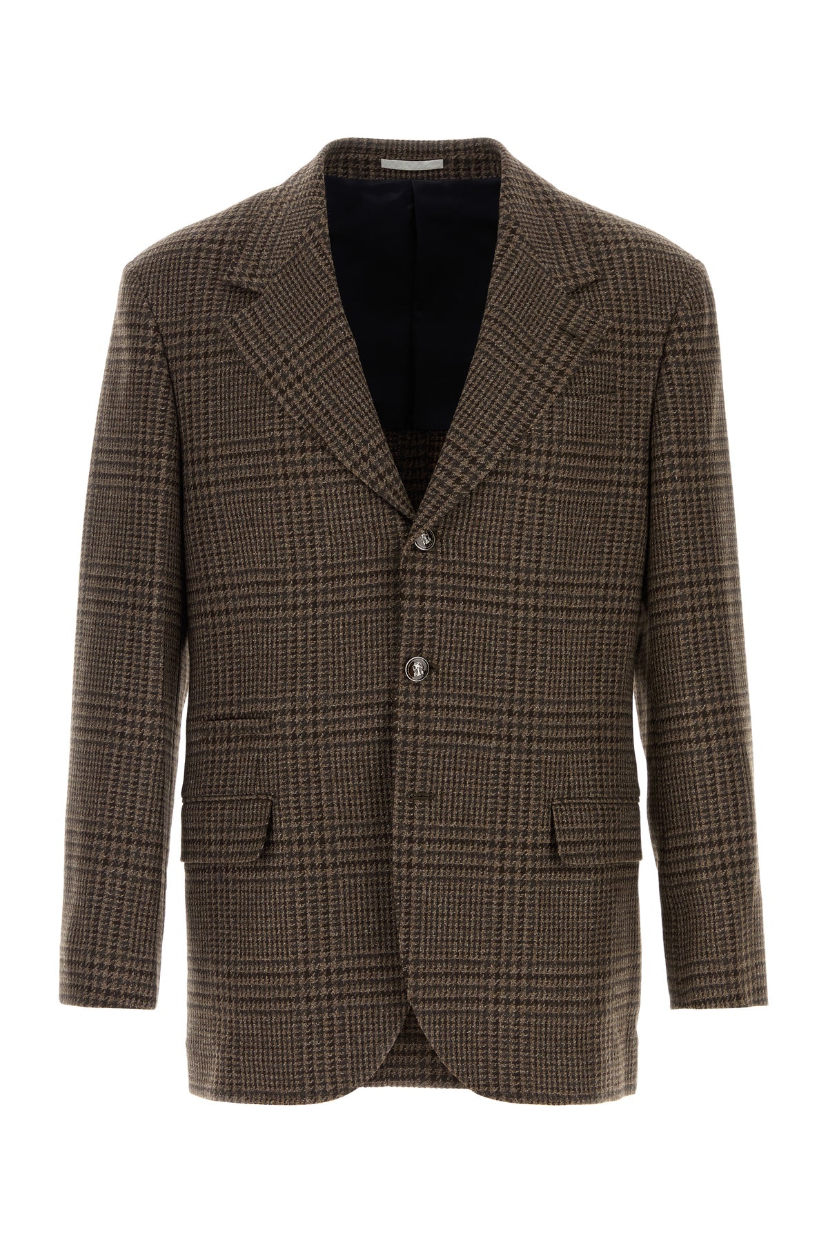 Brunello Cucinelli Men's Cashmere Blazer in Dark Brown - view 1