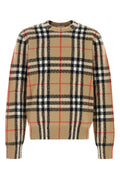 Burberry Men's Embroidered Cashmere Sweater in Camel - view 1