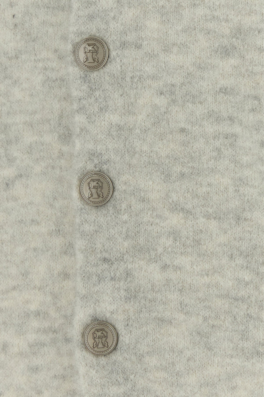 Brunello Cucinelli Men's Alpaca Cardigan in Melange Grey - view 3