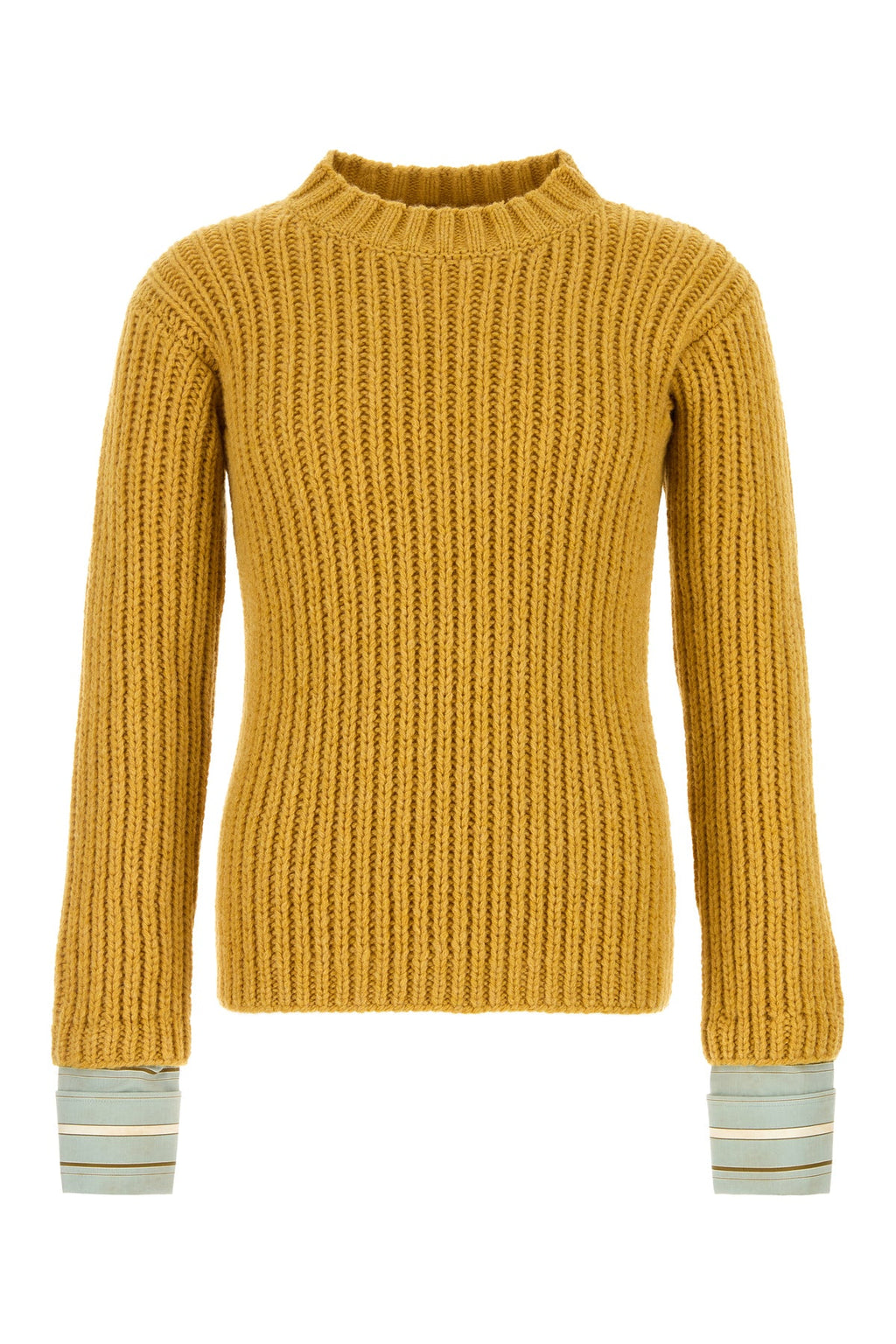 Prada Men's Wool Sweater in Mustard - view 1