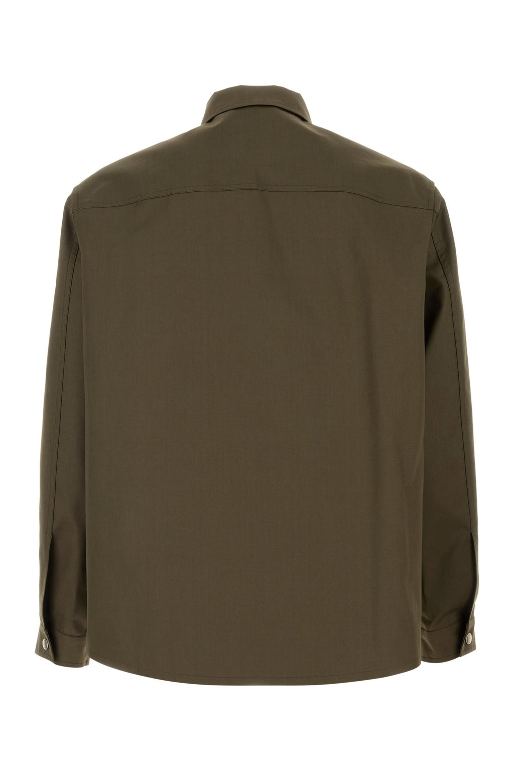 Fendi Men's Mackintosh Overshirt in Olive Green - view 2