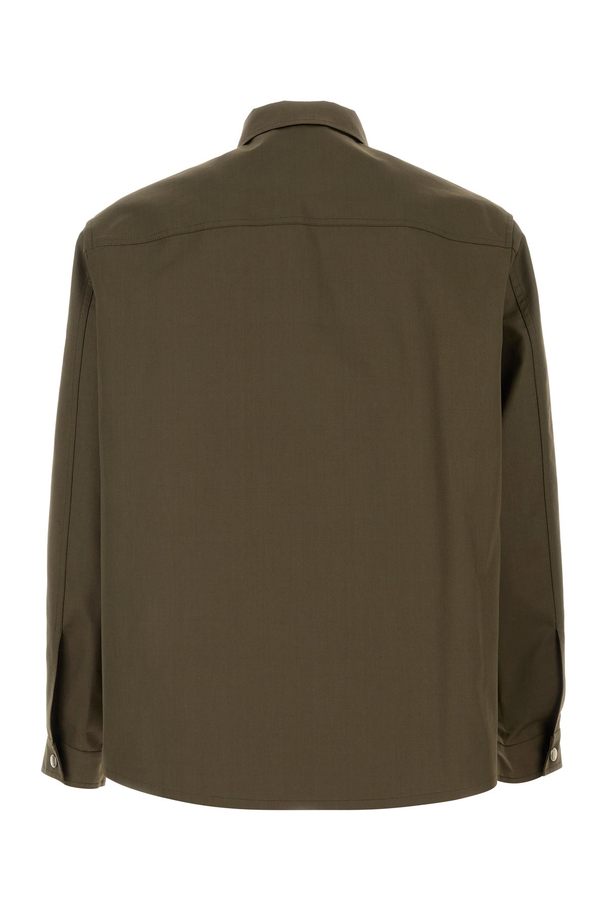 Fendi Men's Mackintosh Overshirt in Olive Green - view 2