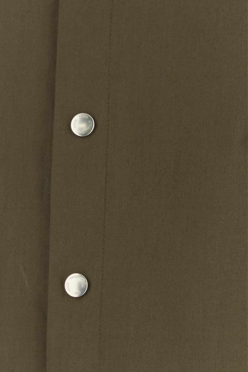 Fendi Men's Mackintosh Overshirt in Olive Green - view 3