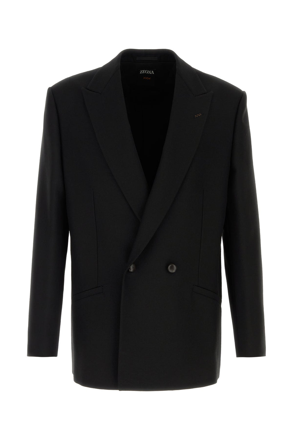 Zegna Men's Wool Blend Blazer in Black - view 1