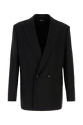 Zegna Men's Wool Blend Blazer in Black - view 1