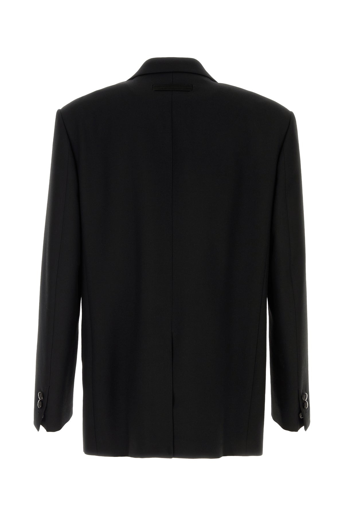 Zegna Men's Wool Blend Blazer in Black - view 2