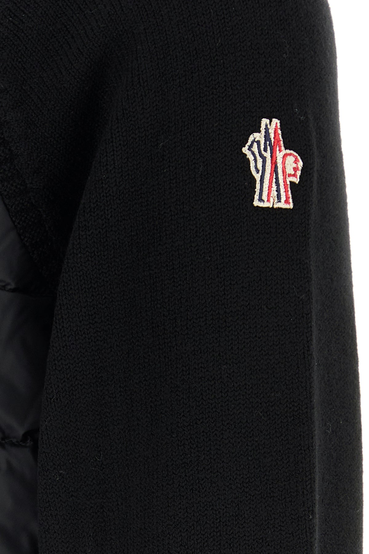 Moncler Grenoble Men's Wool Blend Jacket in Black - view 3