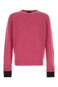 Prada Men's Wool Sweater in Fuchsia - view 1