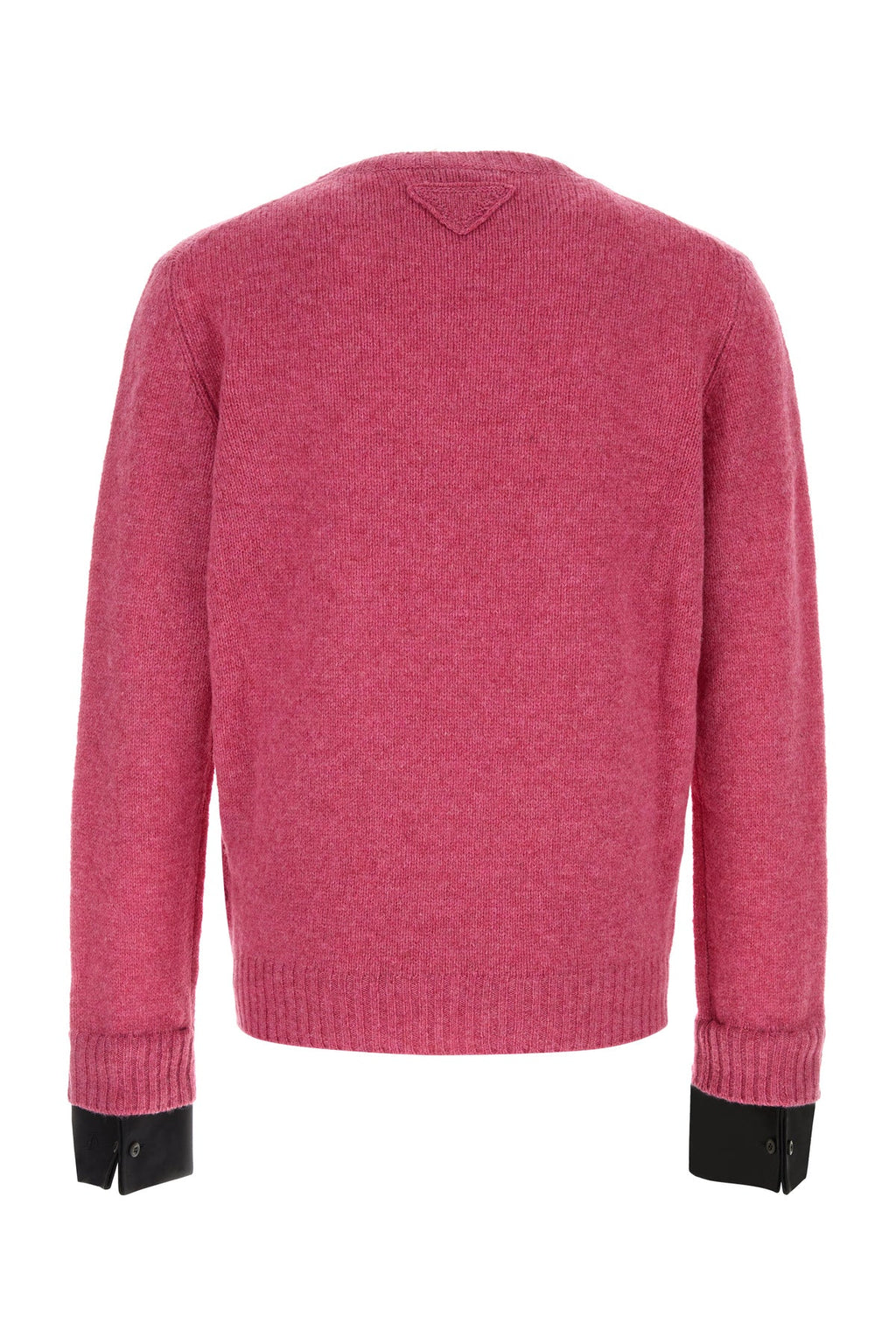 Prada Men's Wool Sweater in Fuchsia - view 2