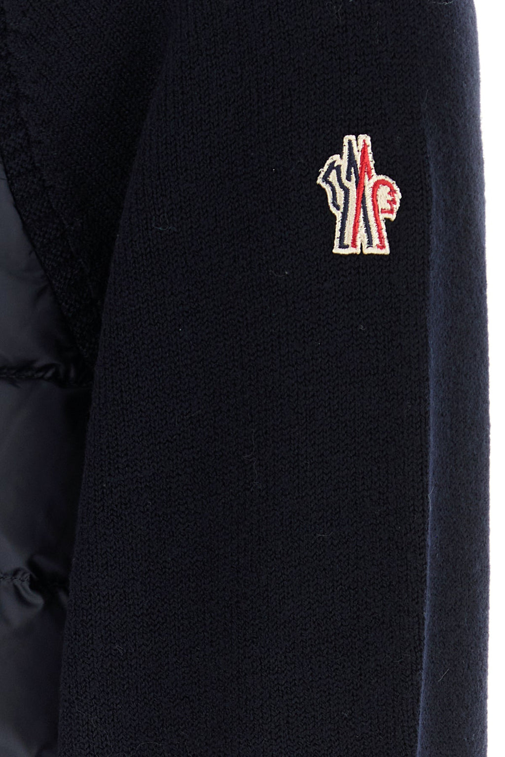 Moncler Grenoble Men's Wool Blend Jacket in Midnight Blue - view 3