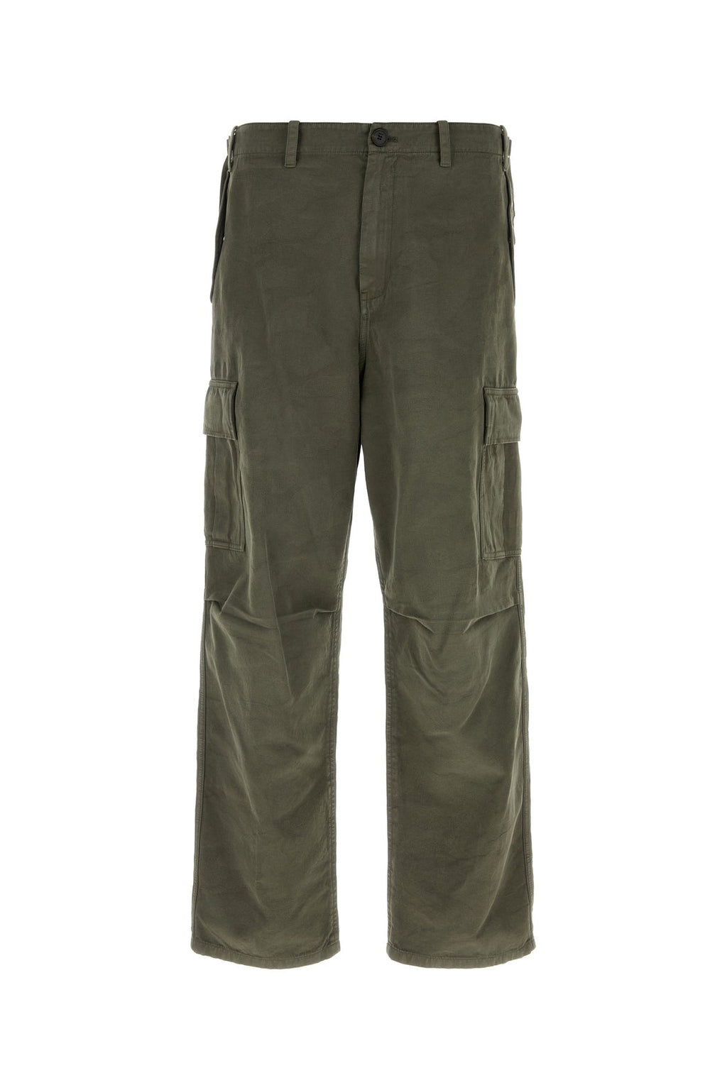 Fendi Men's Cotton Cargo Pant in Army Green - view 1