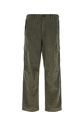 Fendi Men's Cotton Cargo Pant in Army Green - view 1