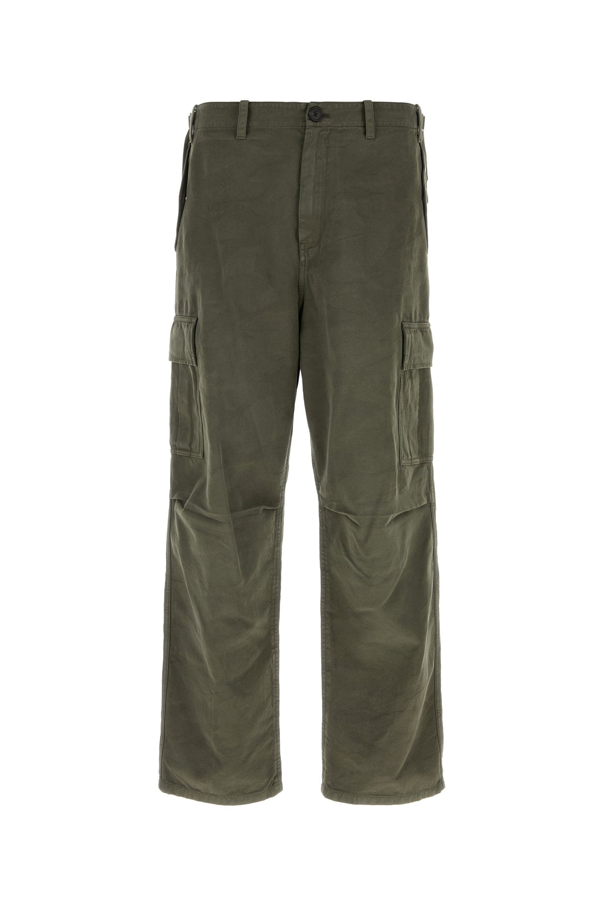 Fendi Men's Cotton Cargo Pant in Army Green - view 1