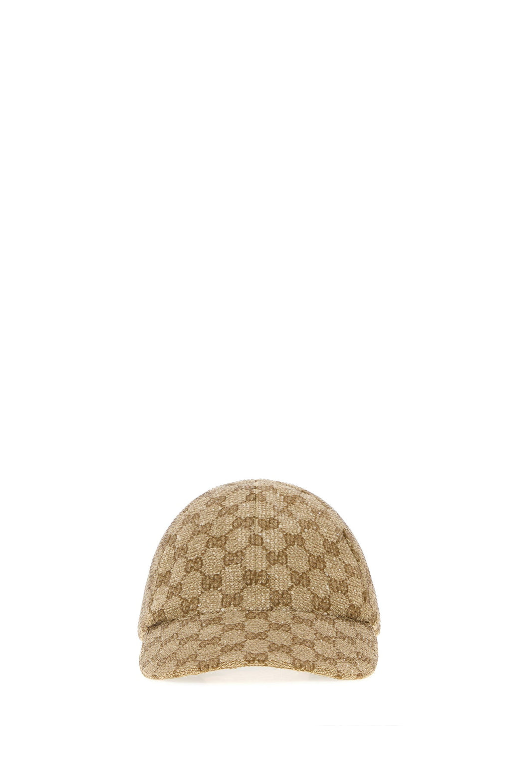Gucci Men's Embellished GG Fabric Baseball Cap in Beige