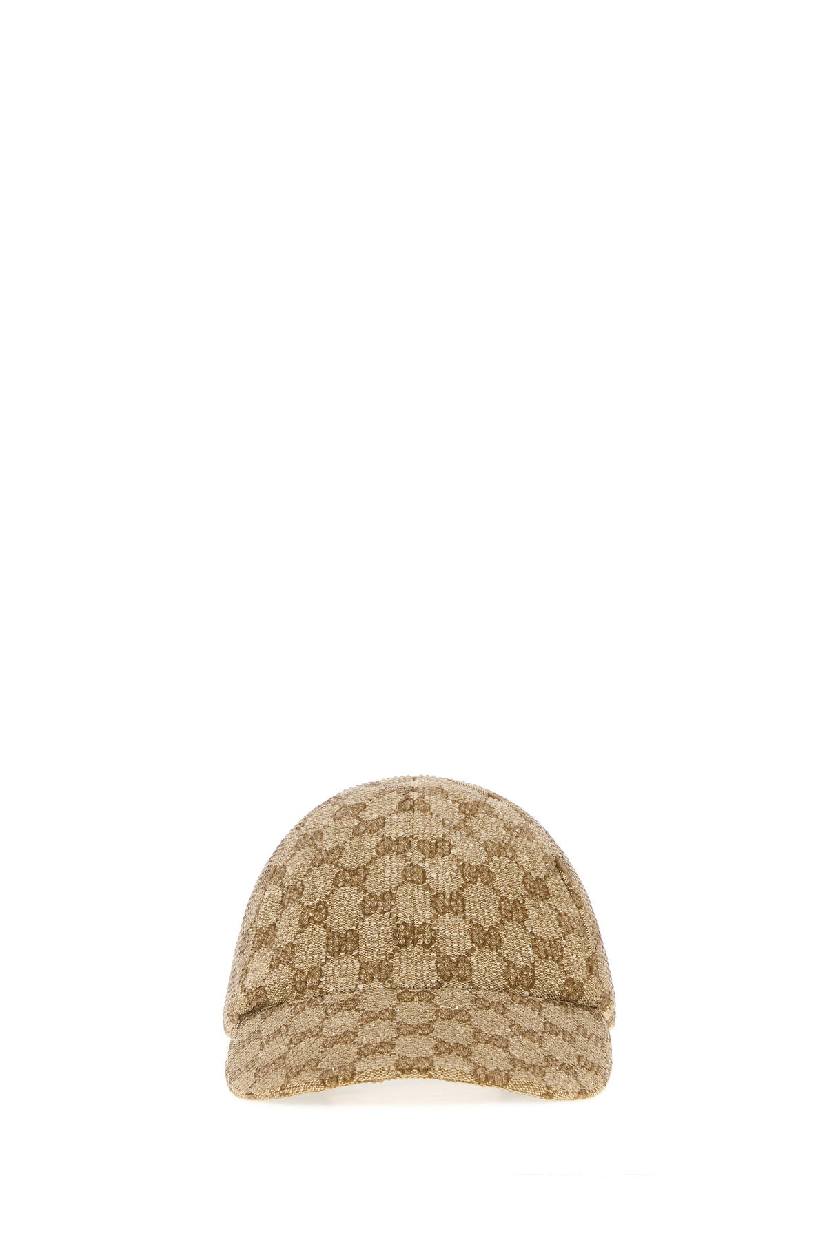 Gucci Men's Embellished GG Fabric Baseball Cap in Beige