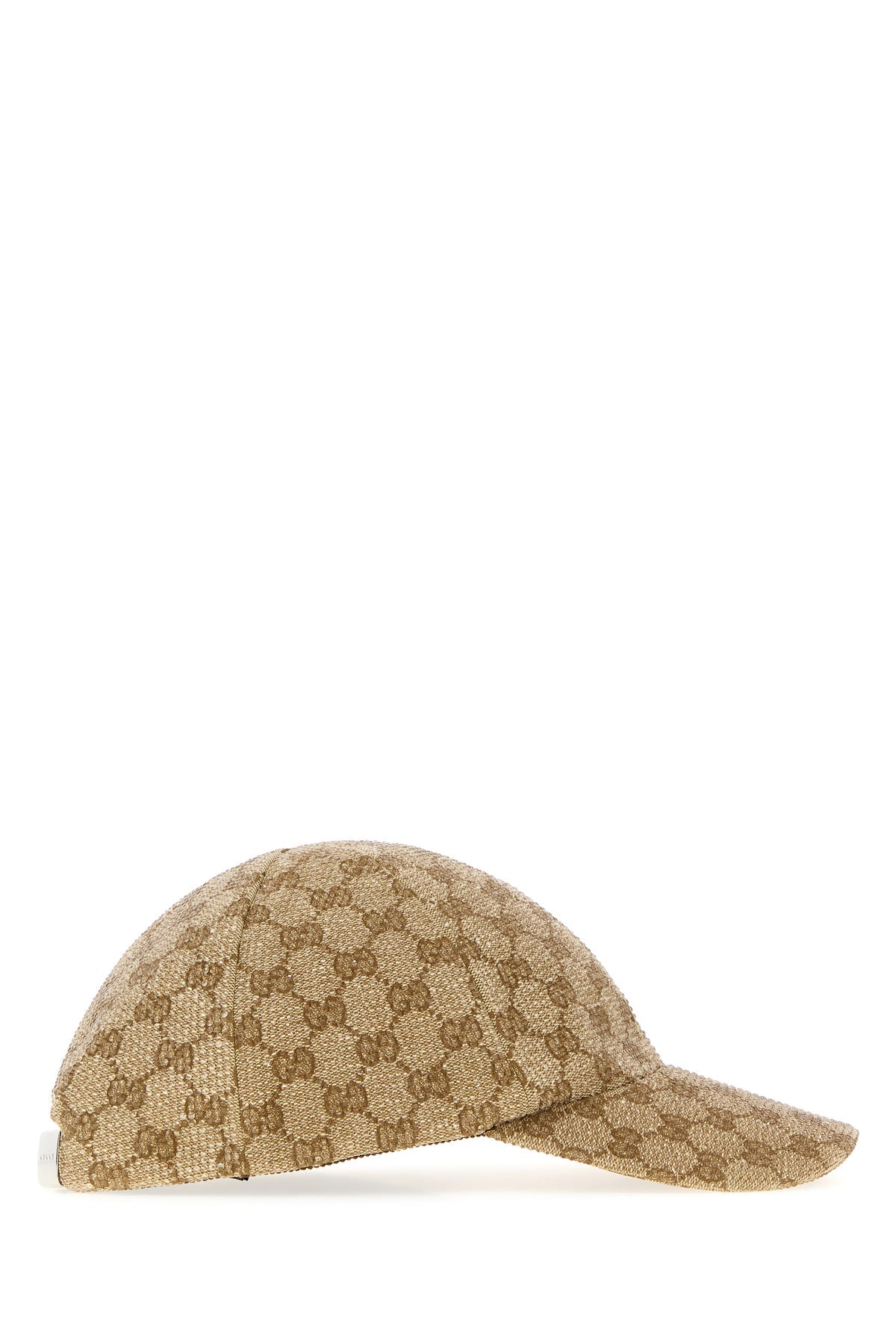 Gucci Men's Embellished GG Fabric Baseball Cap in Beige