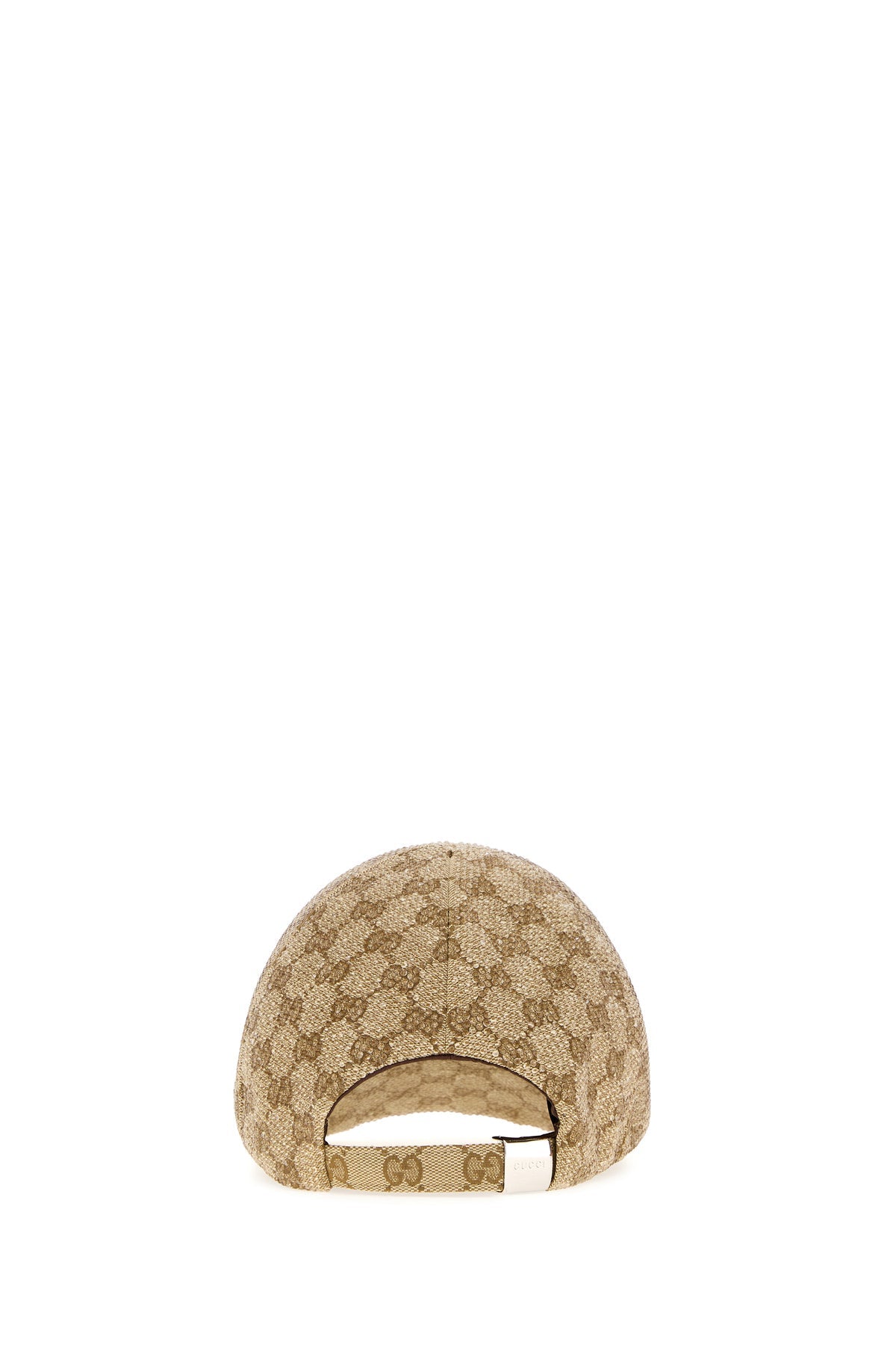 Gucci Men's Embellished GG Fabric Baseball Cap in Beige