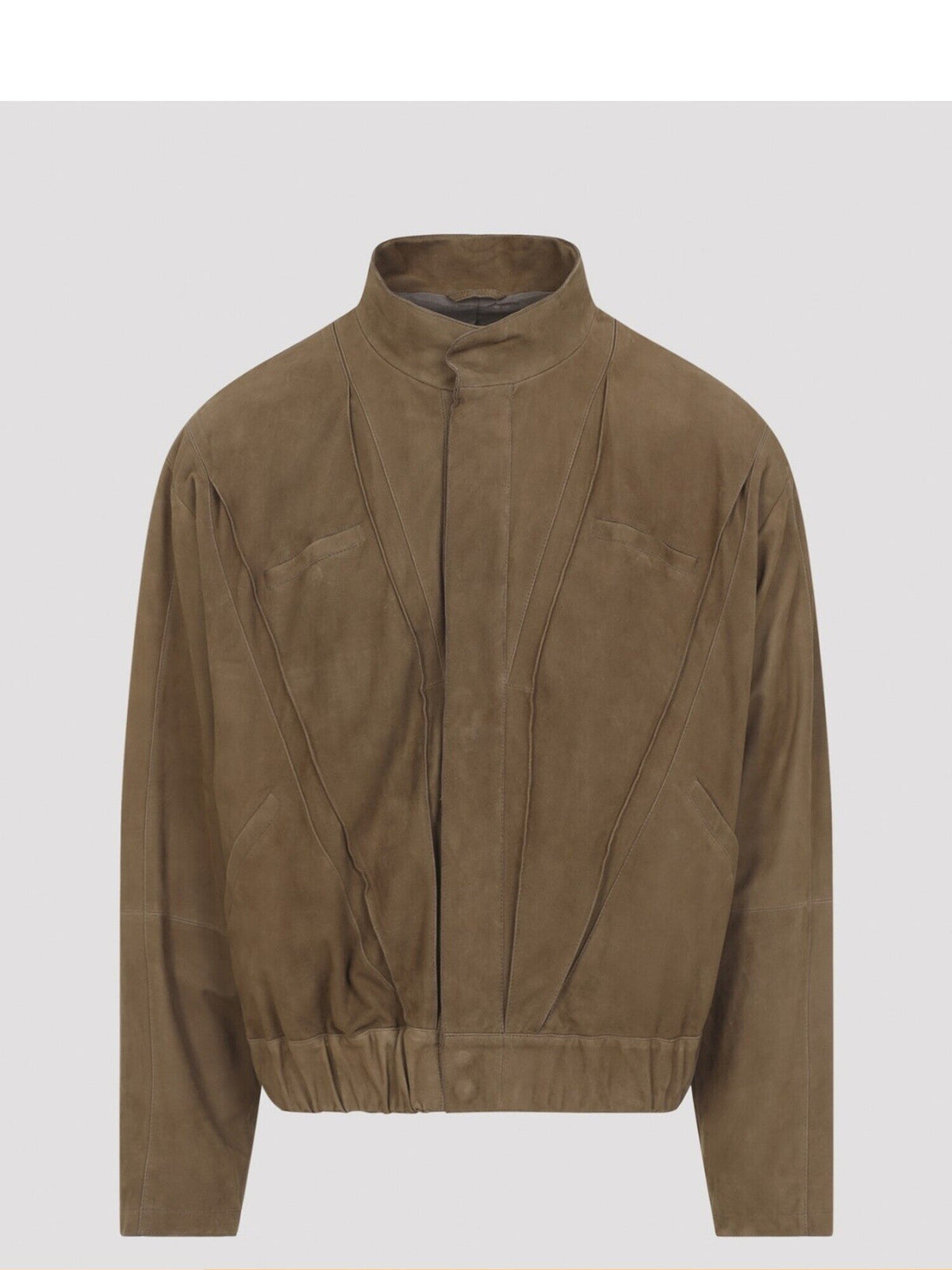 Giorgio Armani Men's Leather Jacket in Brown