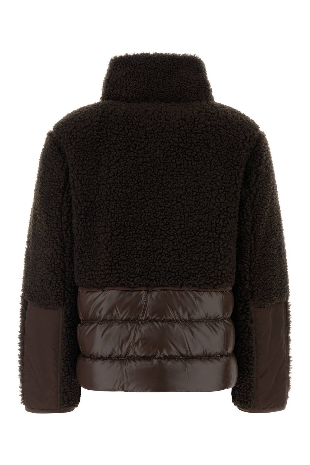 Moncler Women's Glorieux Teddy Down Jacket in Chocolate