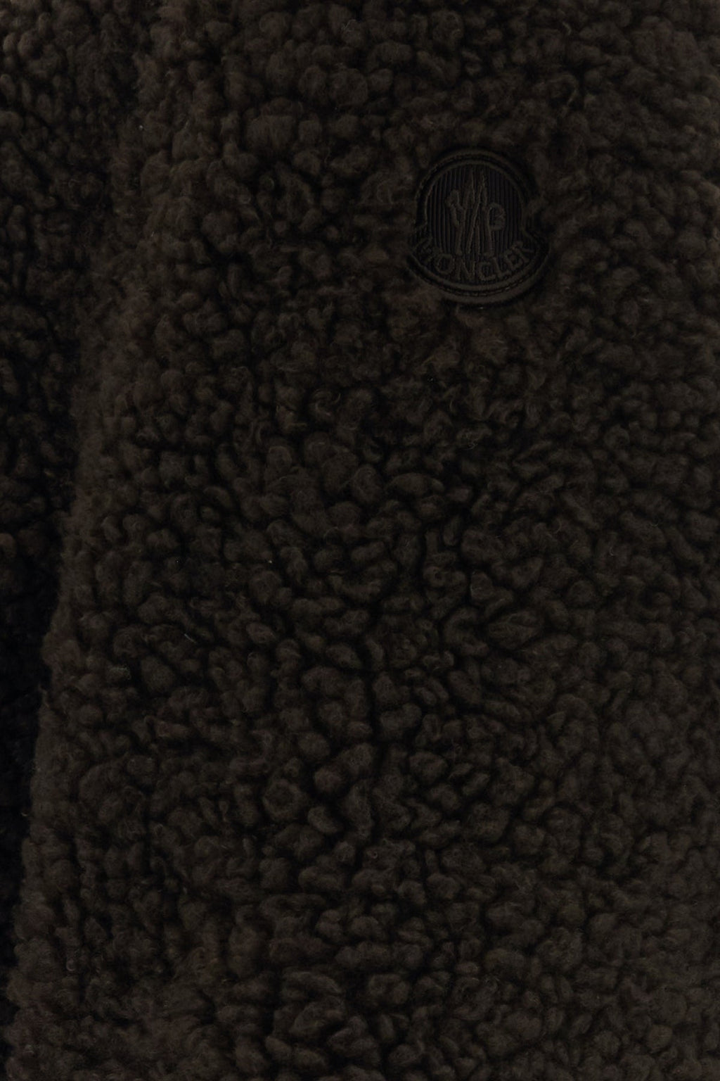 Moncler Women's Glorieux Teddy Down Jacket in Chocolate