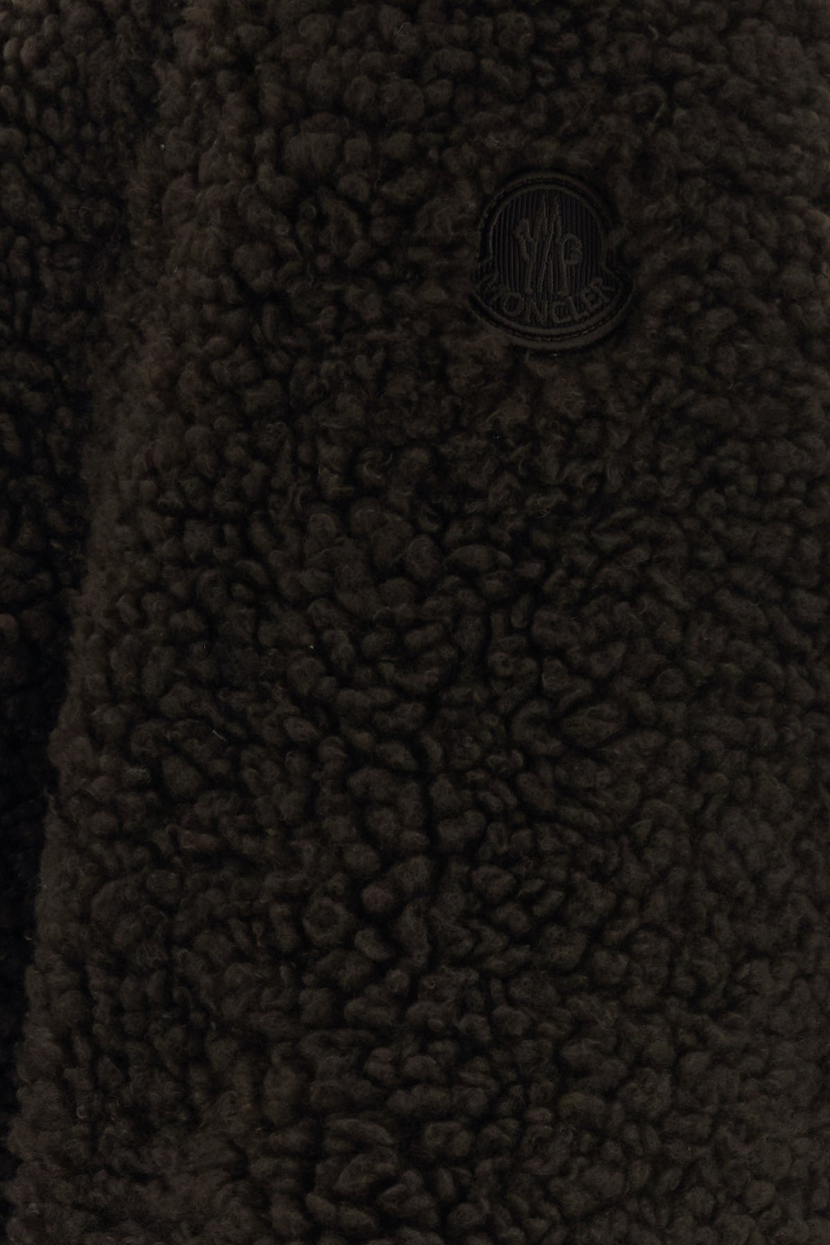Moncler Women's Glorieux Teddy Down Jacket in Chocolate