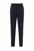 Bottega Veneta Women's Grain de Poudre Wool Pants in Blue - view 1
