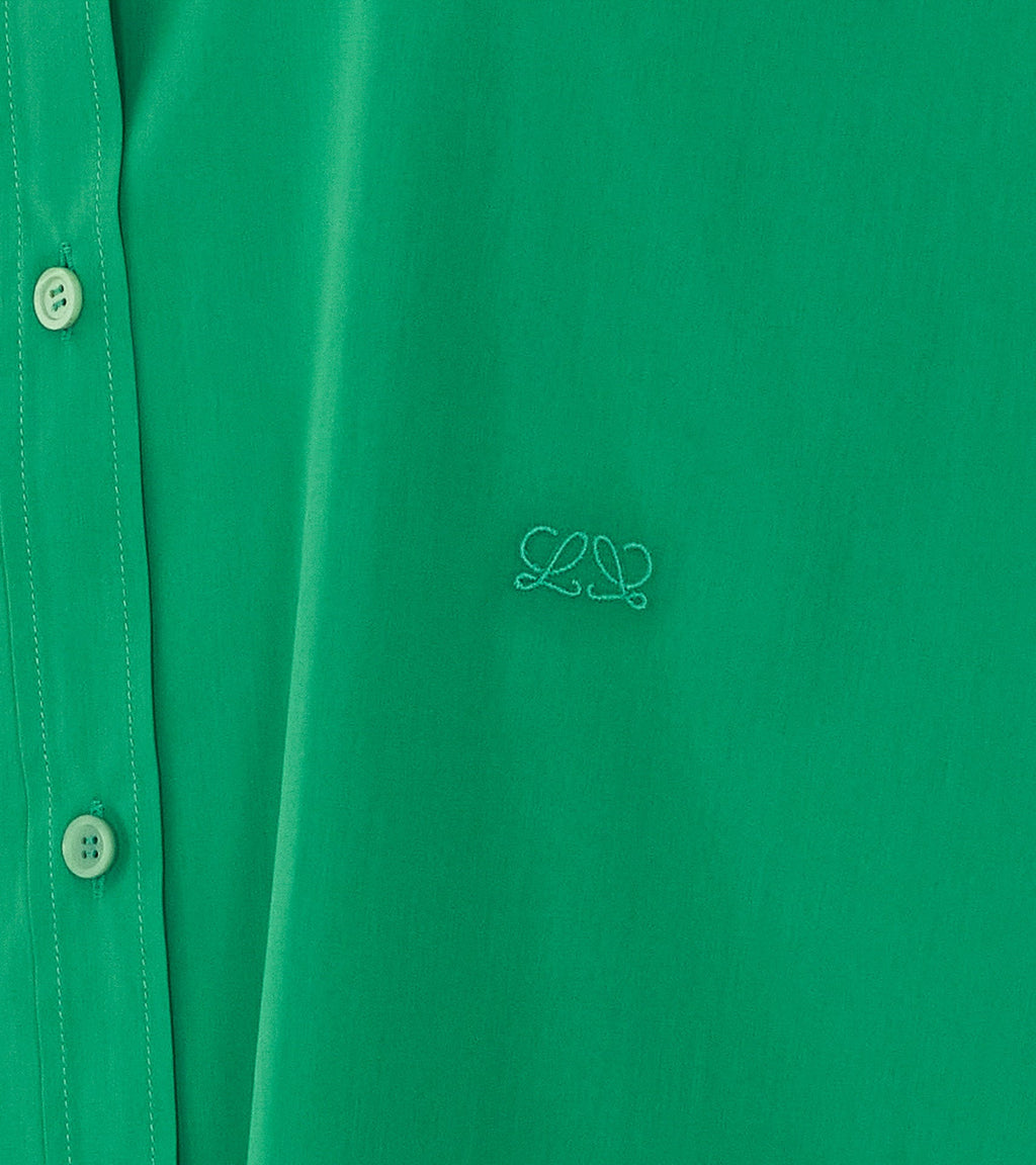 Loewe Women's Green Cotton Chemisier in Green - view 3