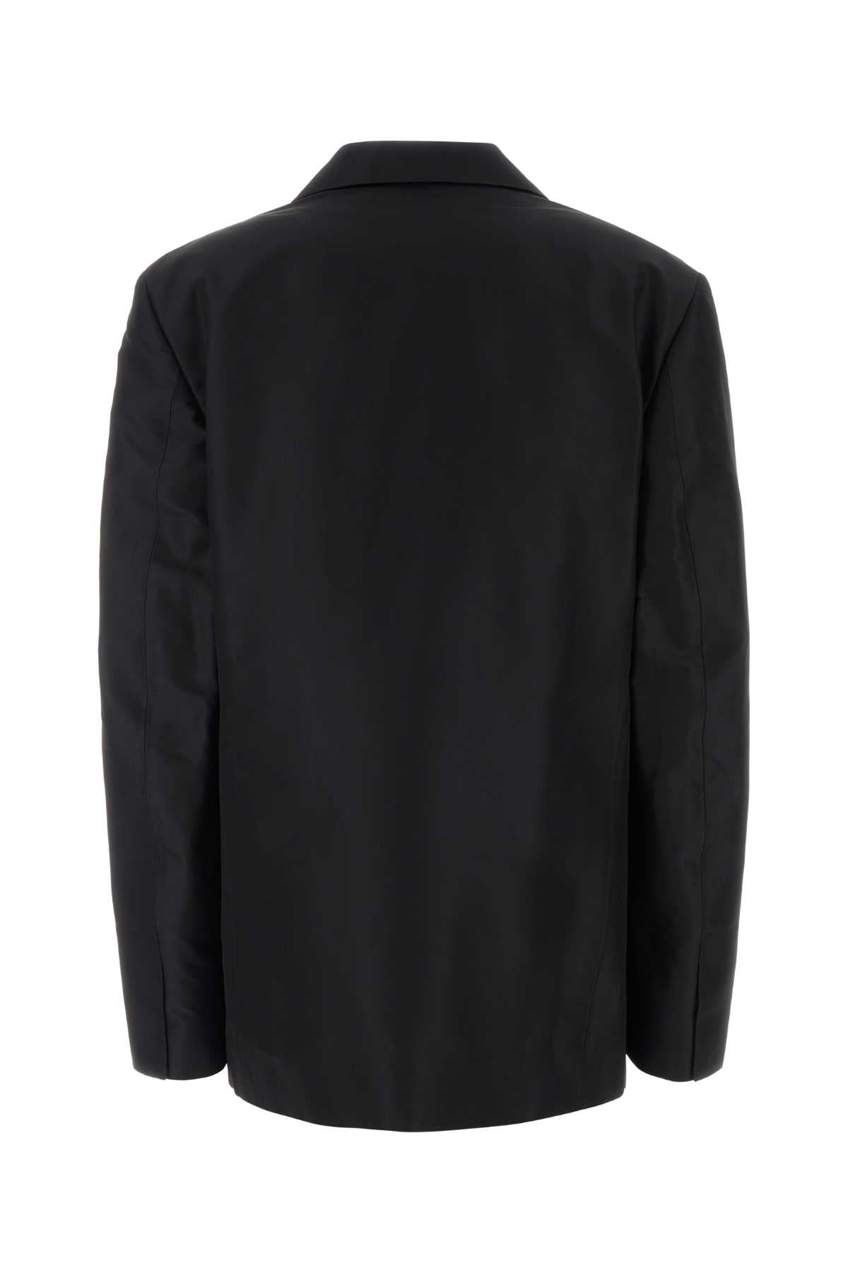 Gucci Women's Silk Blazer in Black - view 2