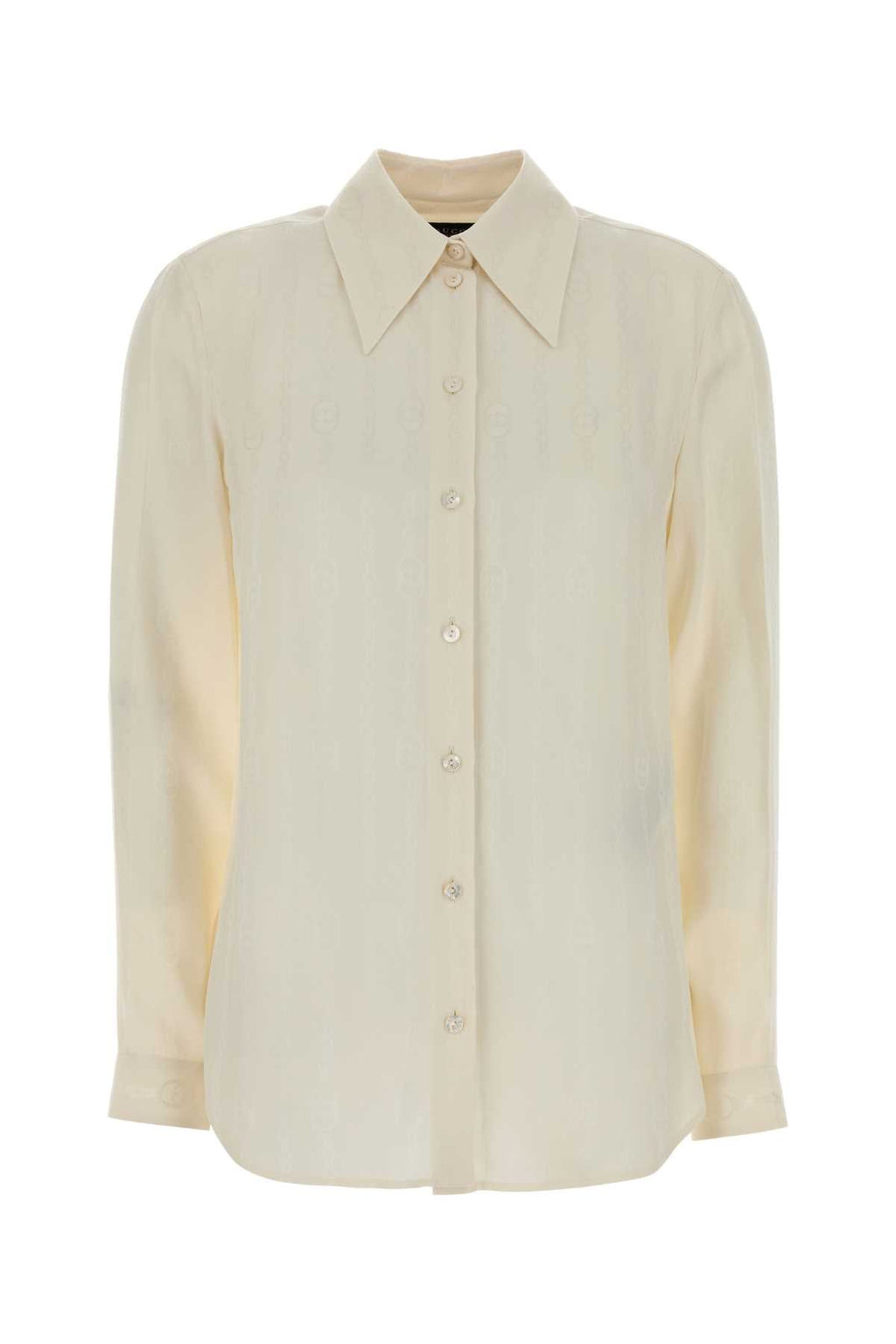 Gucci Women's Silk Shirt in Cream - view 1