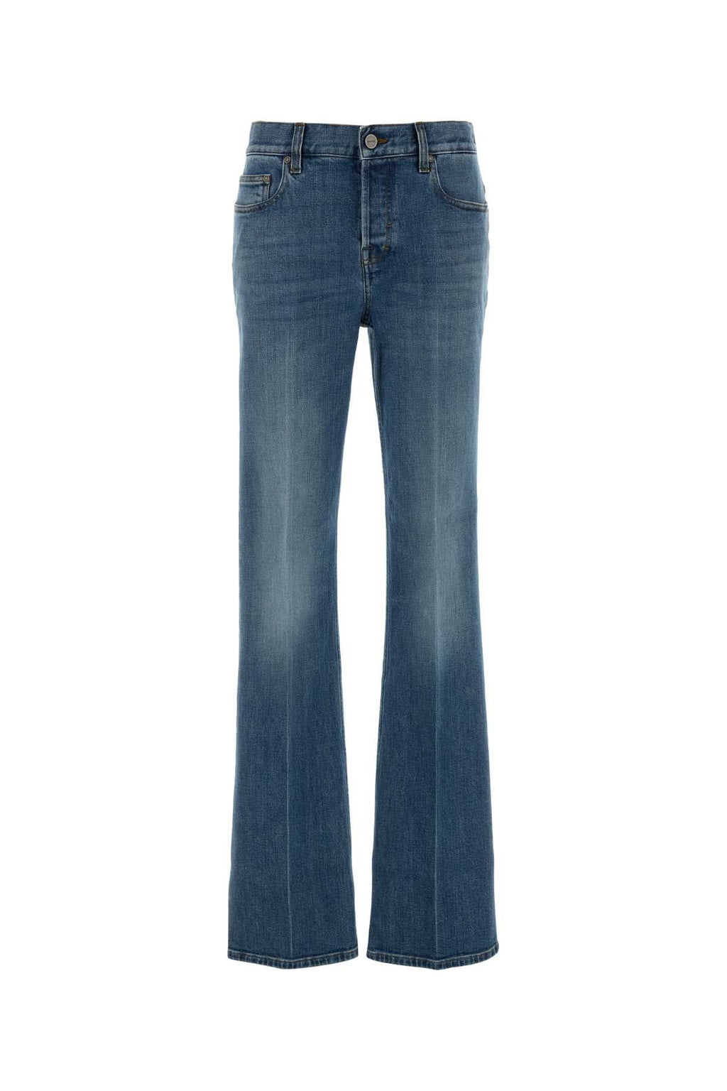 Gucci Women's Flared Denim Jeans in Blue - view 1