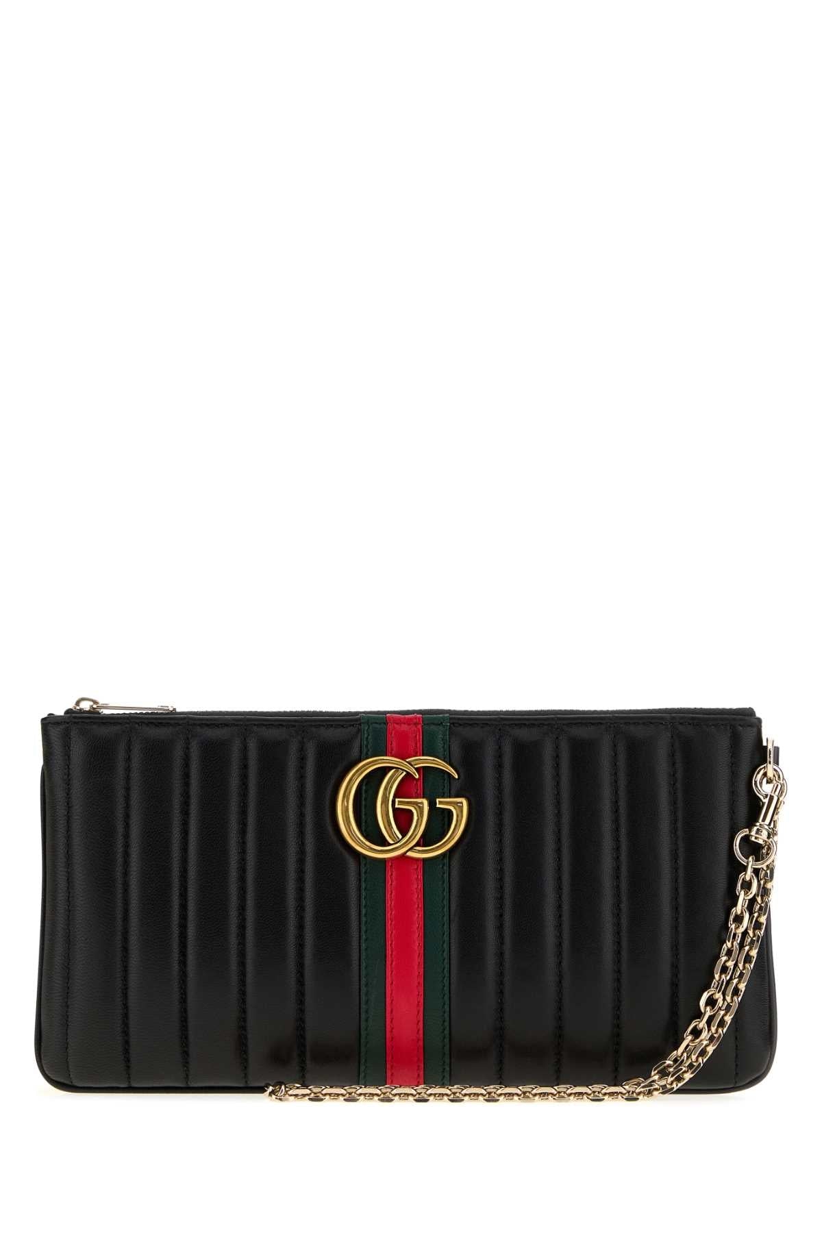 Gucci Women's GG Marmont Mini Leather Bag in Black - view 1