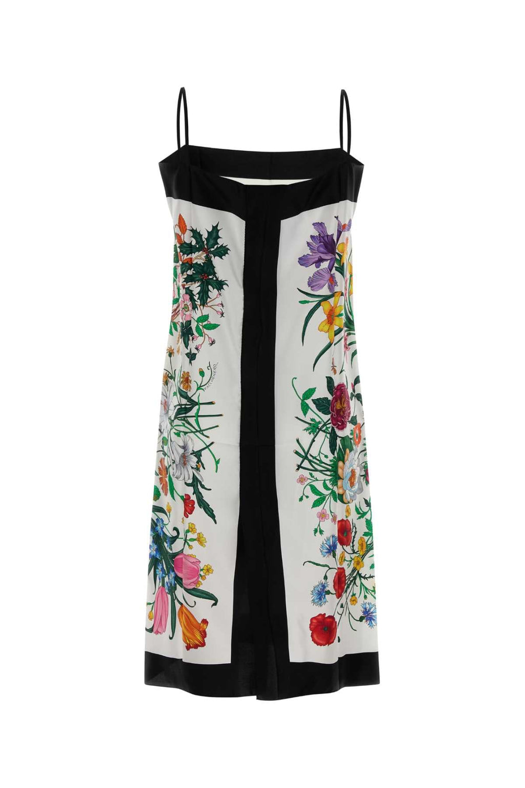 Gucci Women's Floral Print Silk Dress in Multicolour - view 2