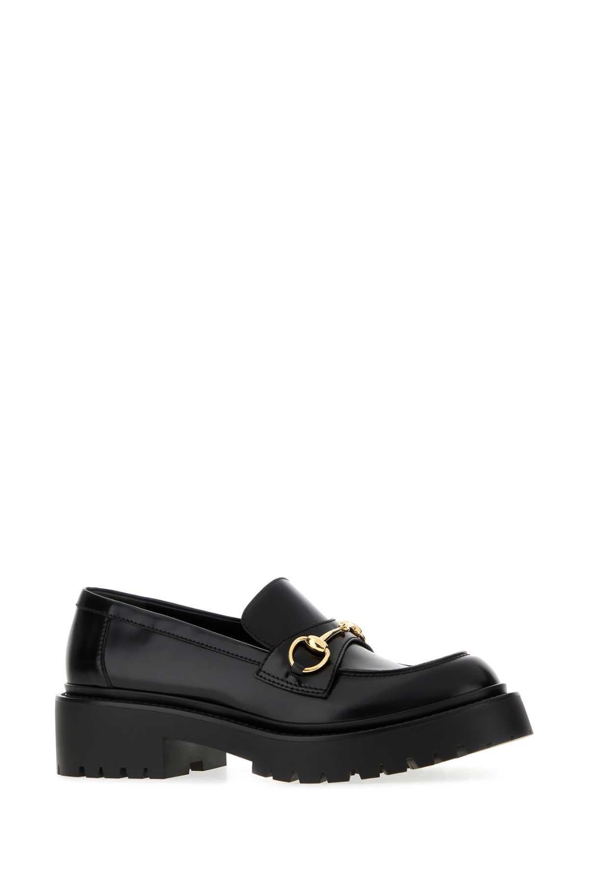 Gucci Women's Leather Horsebit Loafers in Black - view 2