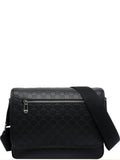 Gucci Men's Emblem Logo Bag in Black