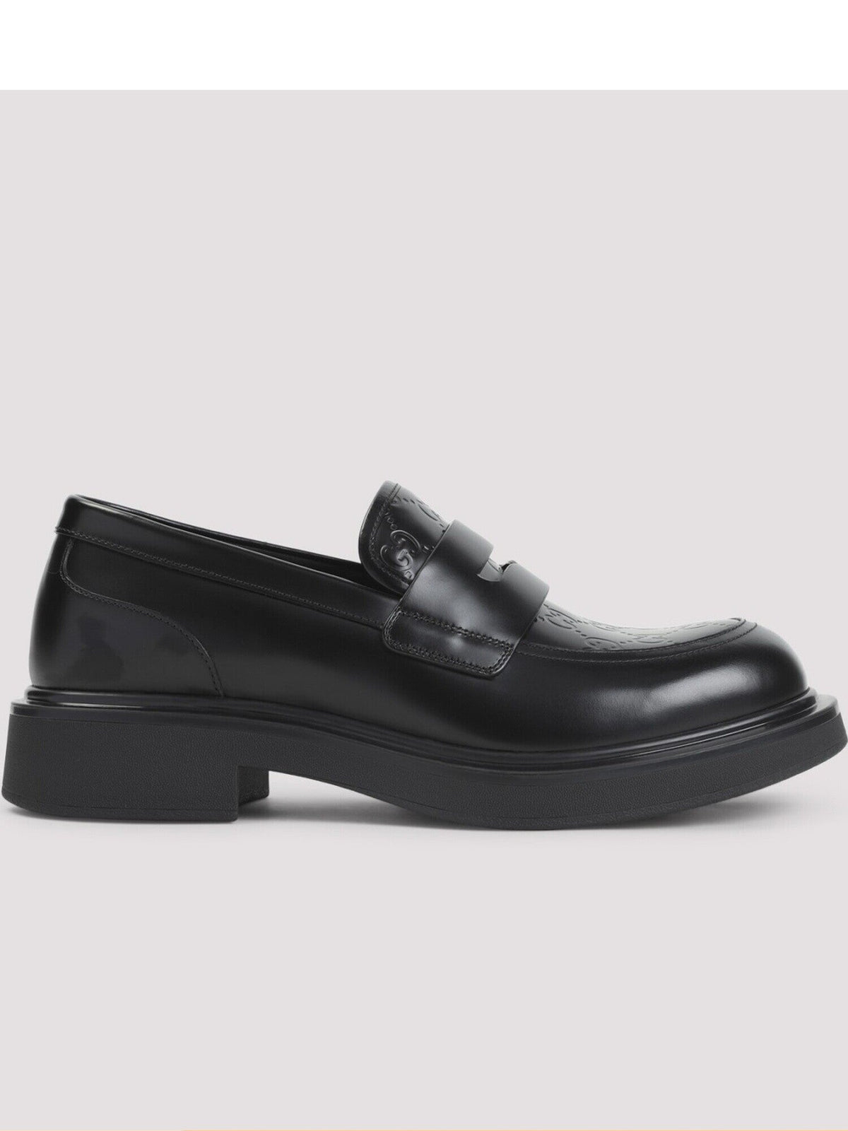 Gucci Men's Enki GG Loafers in Black