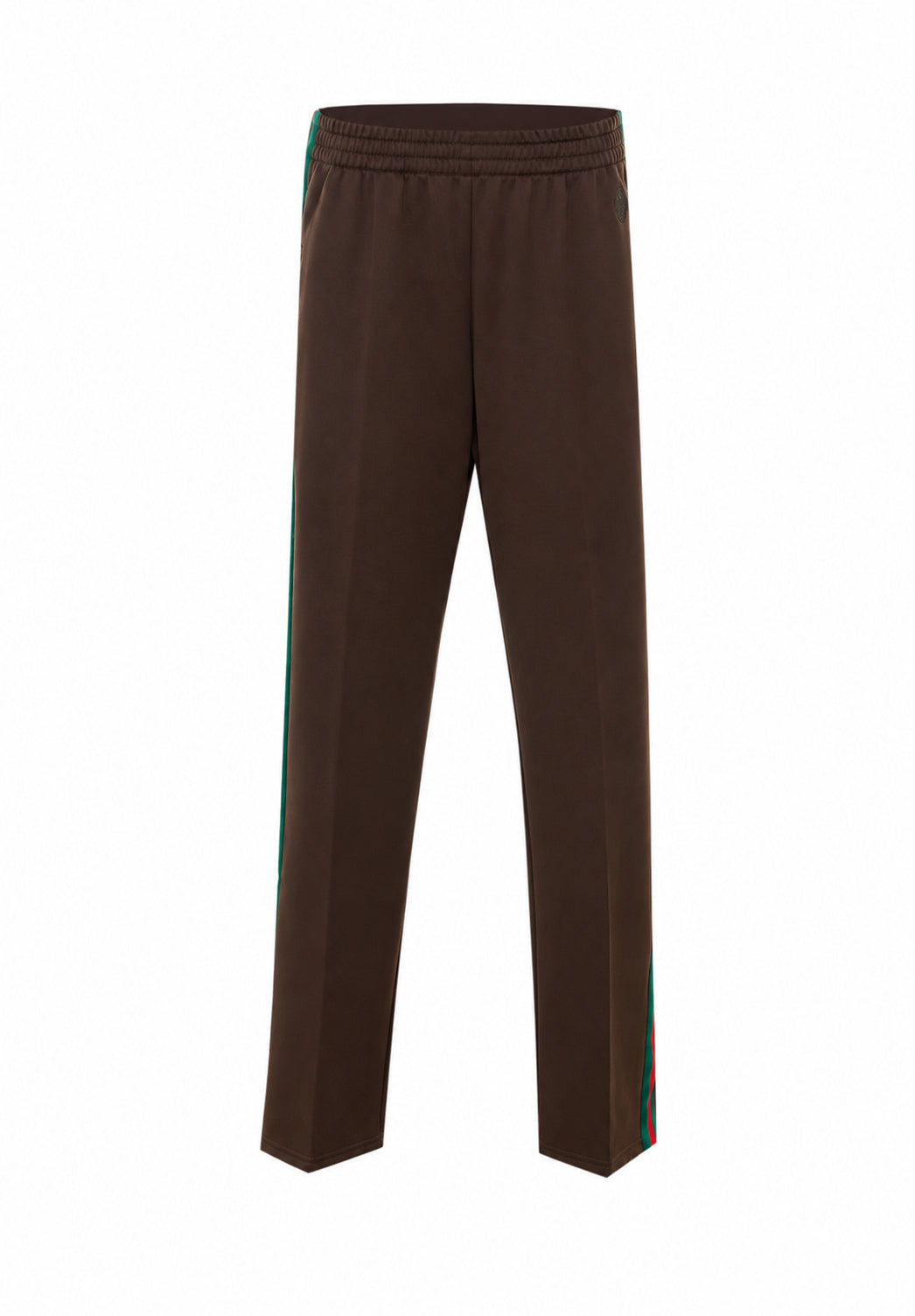 Gucci Women's Gucci Nastro Web Logo Track Pants in Brown - view 1