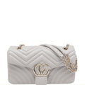 Gucci Women's Gg Marmont Medium Bag in Grey