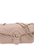 Gucci Women's Gg Marmont Medium Bag in Pink