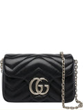 Gucci Women's Gg Marmont Mini Bag in Black