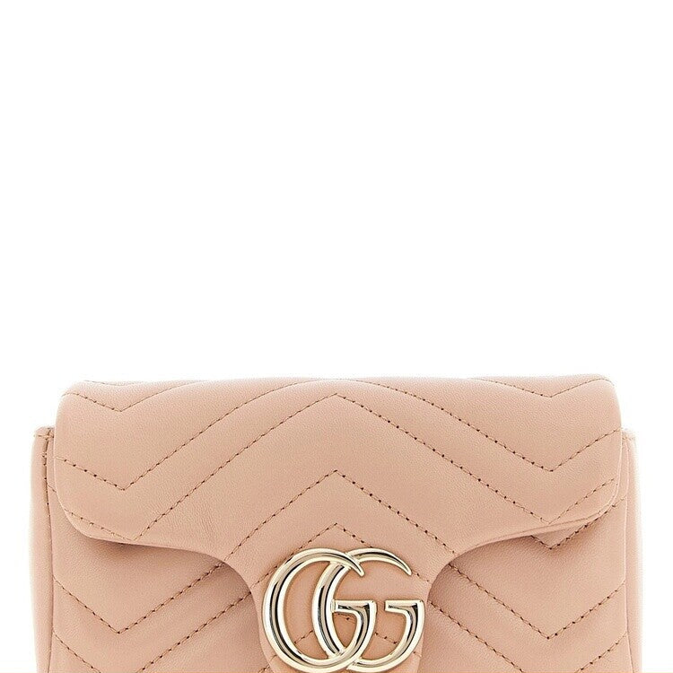 Gucci Women's Gg Marmont Mini Bag in Pink