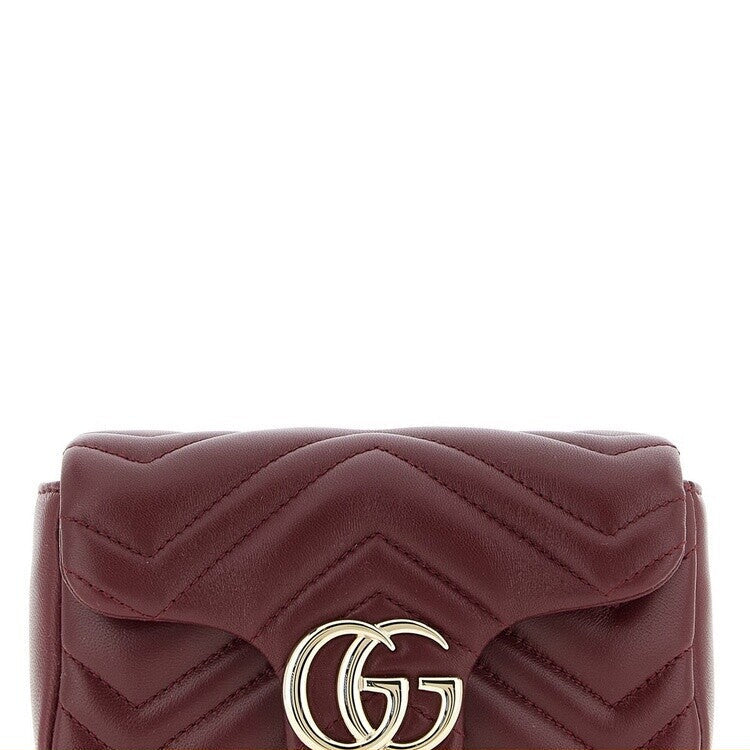 Gucci Women's Gg Marmont Mini Bag in Red