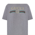 Gucci Women's Logo T-Shirt in Grey