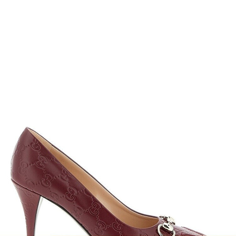 Gucci Women's Morsetto Heels in Red